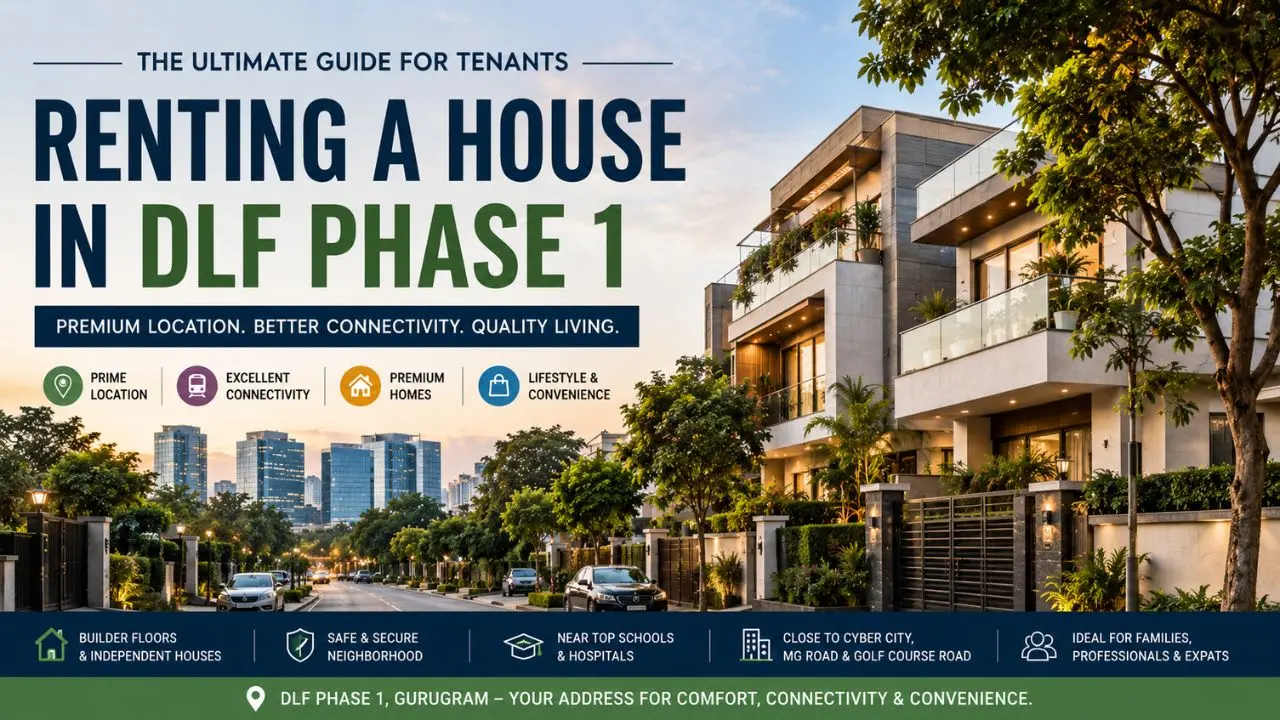 House for Rent in DLF Phase I Gurgaon: Complete Rental Guide, Prices, Maps & Best Sectors (2026)